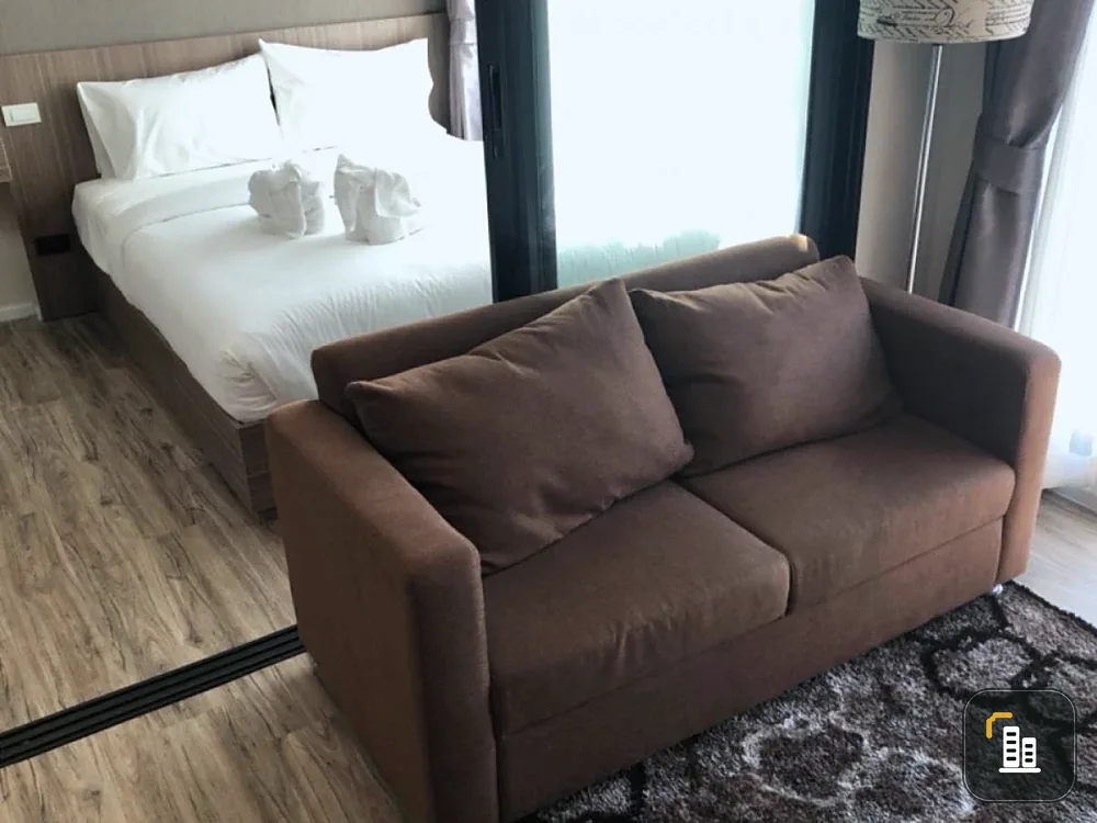 For sale Knights Bridge The Ocean Sriracha 24th floor, fully furnished, reserve now, hurry!