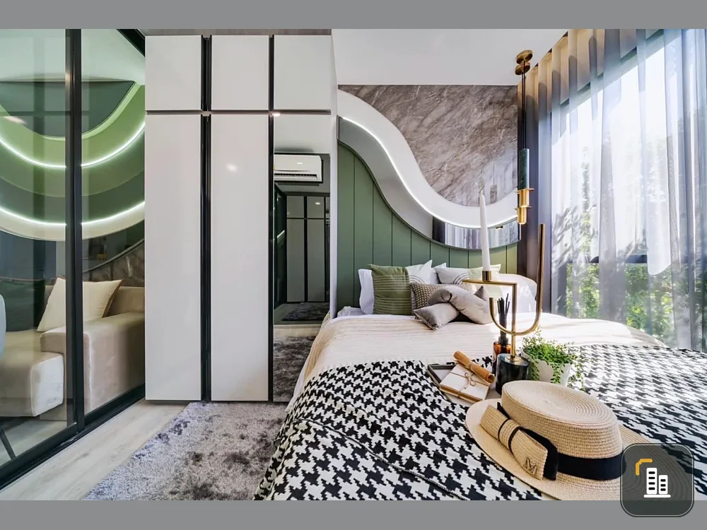 Selling down payment Origin Plug & Play Sirindhorn Station Simplax type, closed kitchen, balcony, not hot in the afternoon, lots of freebies, I must s
