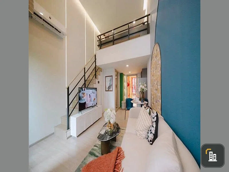 Condo for sale, Aspire Sukhumvit-Rama 4, vertiplex room, 34th floor, high view, good price, hurry and reserve now.