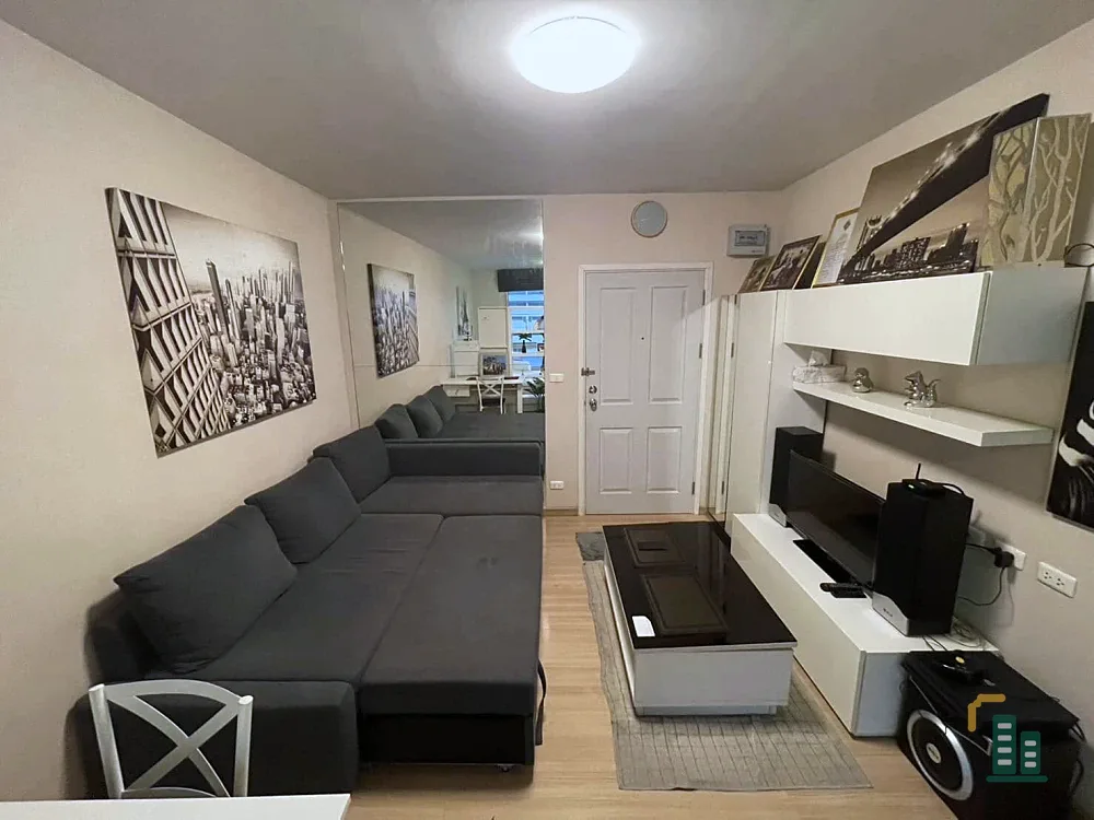 For sale, for rent Plum Condo Nawamin, 6th floor, beautiful room, good location, fully furnished, right side, not connected to any other room, just br
