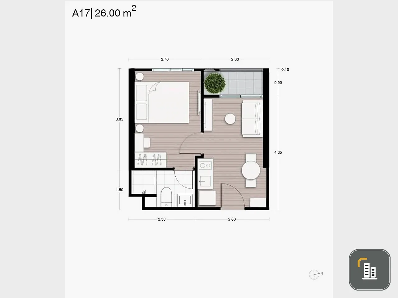 Condo for sale, Noble New District R9, 3rd floor, not high, comes with a very good price. You must not miss it.