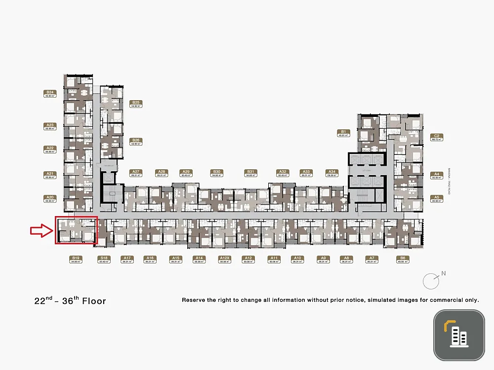 Selling down payment Noble New Mega Plus Bangna 2 bedrooms, good room location, interested in booking now, urgent