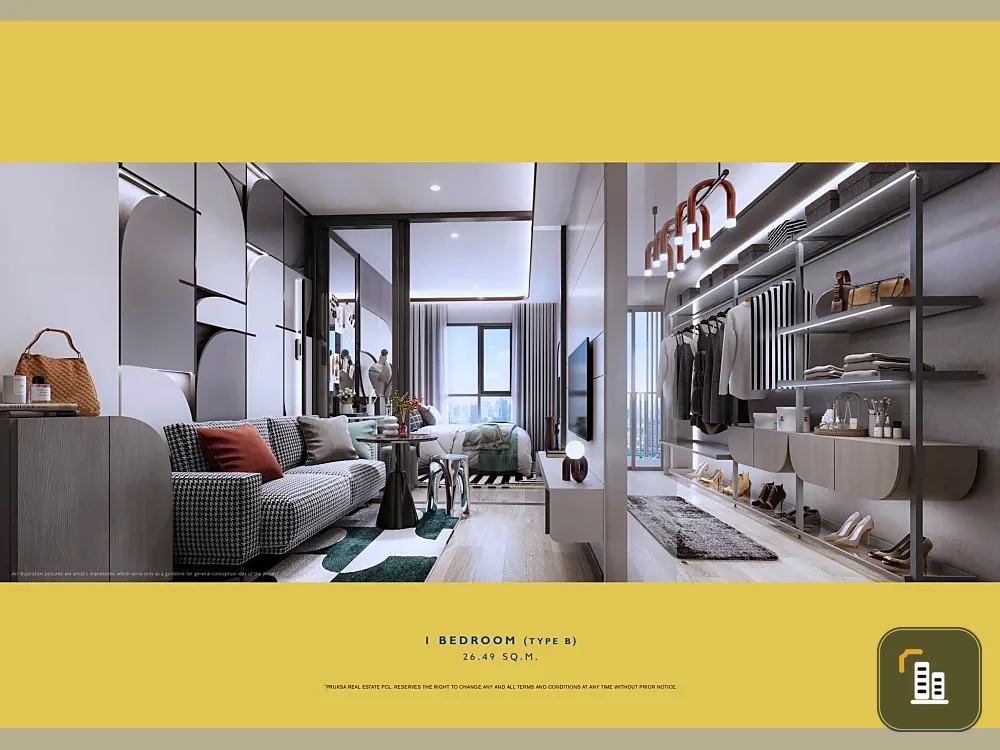 Selling down payment at a loss, Plum Condo New West Bangyai, 16th floor, corner room, north facing, affordable price, buy now.
