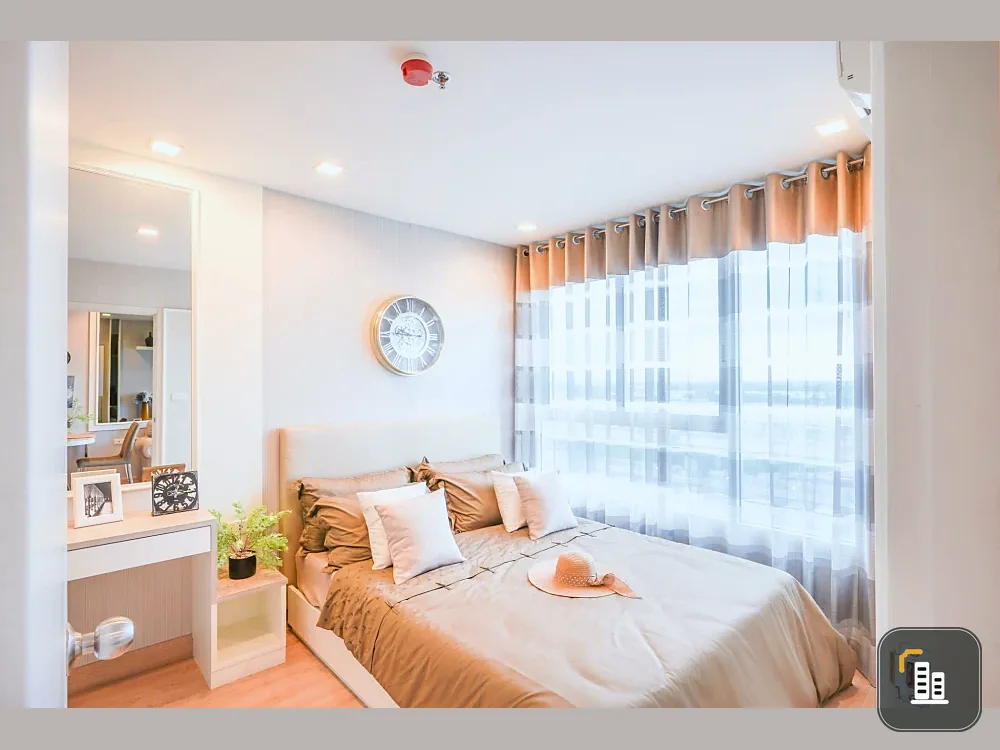 Condo for rent, Casa Bangyai, furnished room, ready to move in, complete facilities, hurry to reserve now.