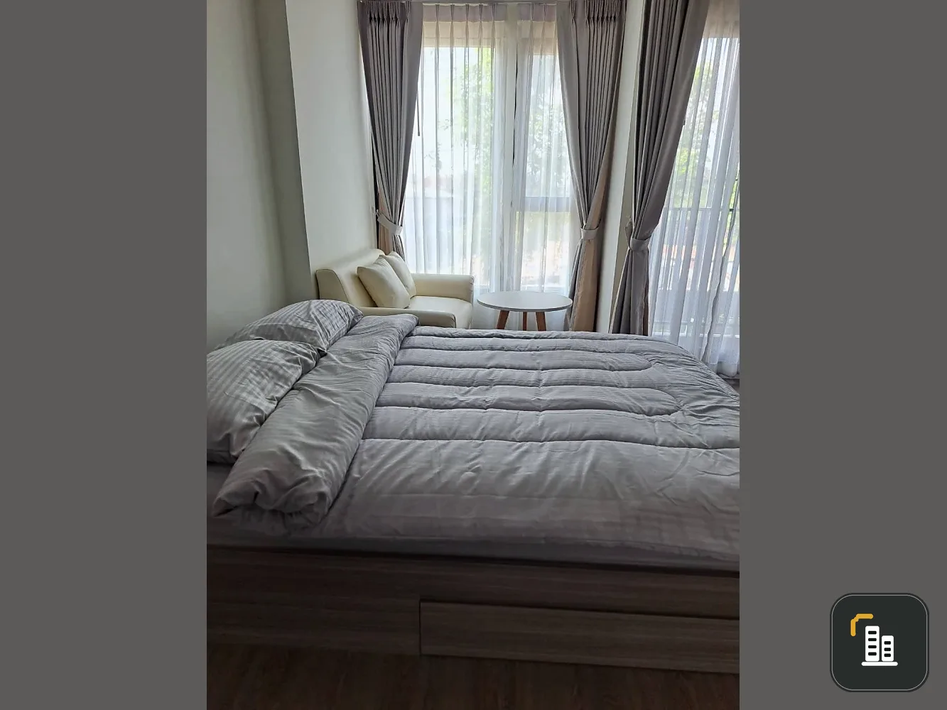 For rent: The Origin Ramintra 83 Station, beautiful view, peaceful view, like being in your own home, very complete equipment in the room, if you're s