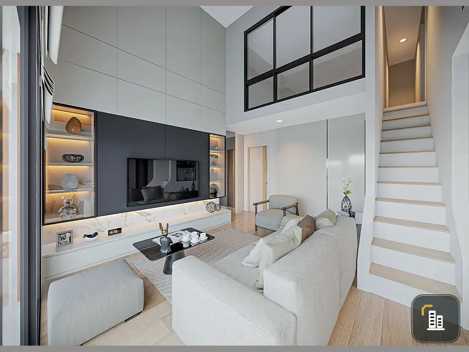 For rent: One 9 five, 2-storey room, 3 bedrooms, 2 bathrooms, beautifully decorated, very nice built-in, ready to move in.