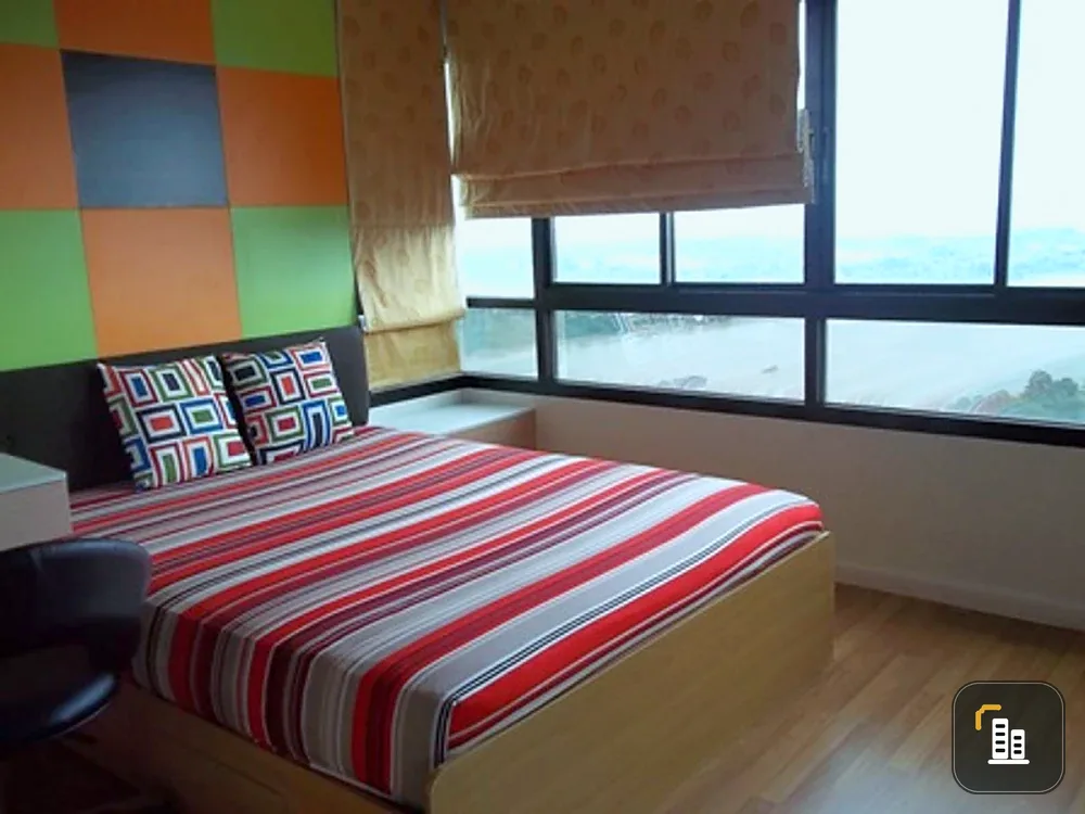 For sale, for rent Lumpini Place Narathiwat-Chaophraya, 27th floor, fully furnished room, ready to move in, reserve now.