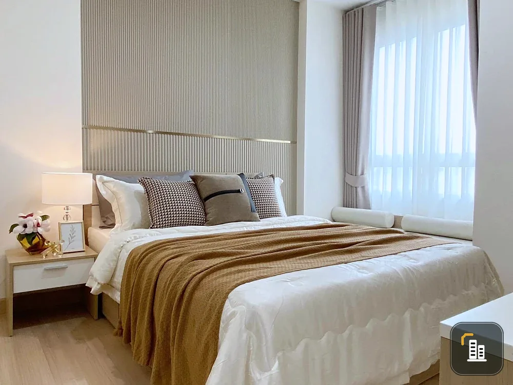 For sale, for rent, Centric Scene Ratcha Vipha, 14th floor, city view and swimming pool, beautiful room, fully furnished, book now