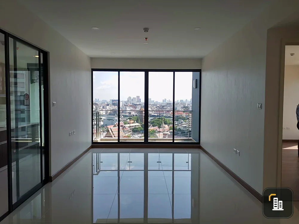 Condo for sale, Supalai Premier Charoen Nakhon, 2 bedrooms, 2 bathrooms, corner room, Chao Phraya River view, buy now