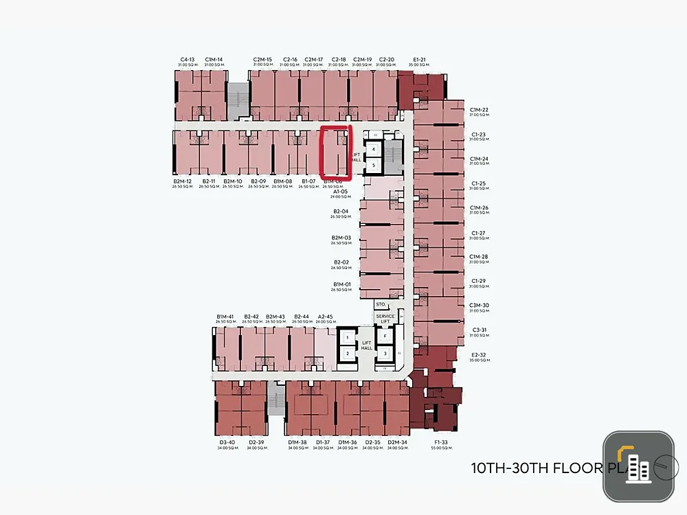 Down payment for sale, Aspire Sukhumvit - Rama 4, common area view, swimming pool, nice project, complete common area, reserve now
