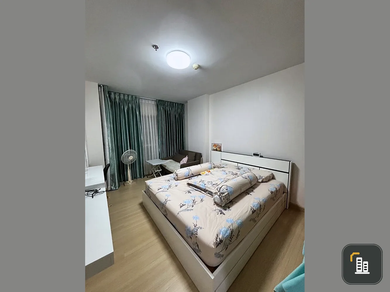 For sale Supalai Veranda Rama 9, 14th floor, pool view, fully furnished, nice to live in, reserve now, urgently.