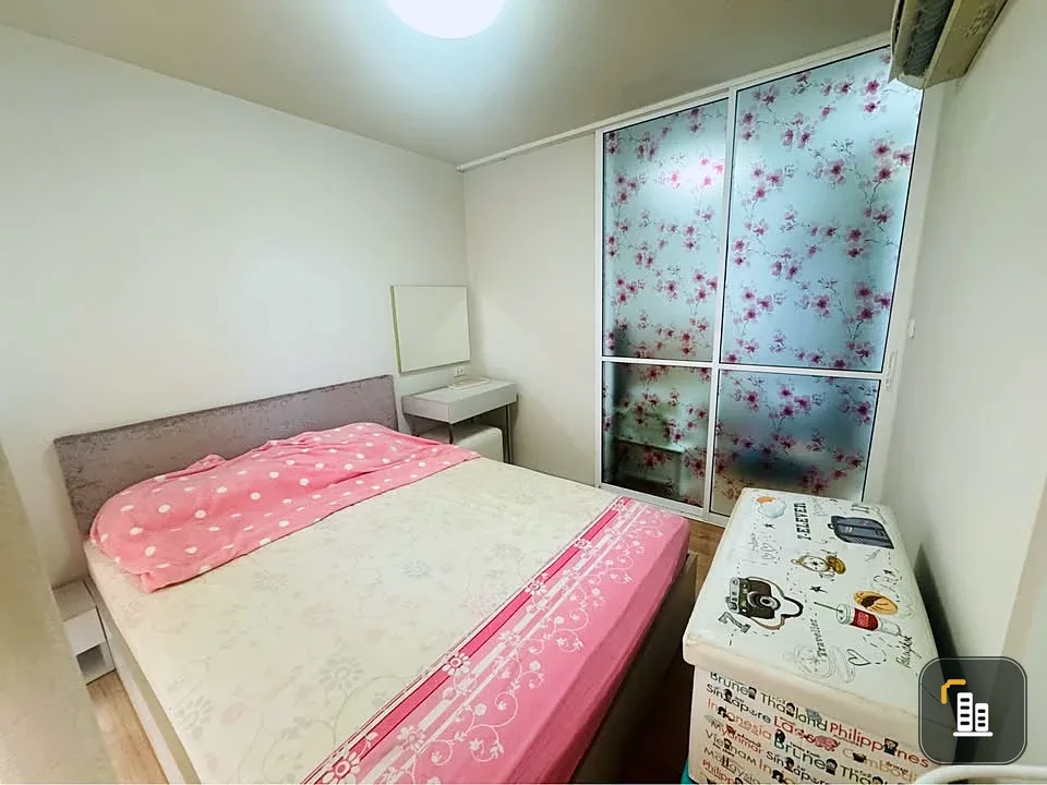 For sale: D Condo Ramkhamhaeng, Building A, 7th floor, very good location, convenient transportation, fully furnished, interested in booking now!