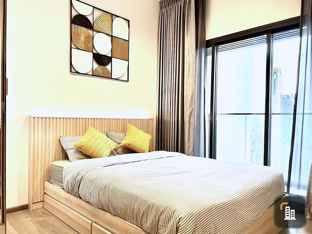 For sale, for rent, The Address Siam-Ratchathewi, high floor, beautifully decorated, fully furnished, luxurious, stunning city view, move in now, don'