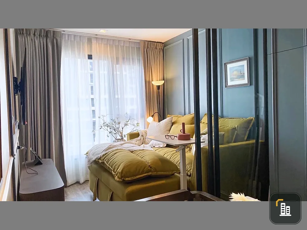 FOR RENT LIFE LADPRAO Valley, fully furnished room, complete with furniture and electrical appliances, good price, book now!
