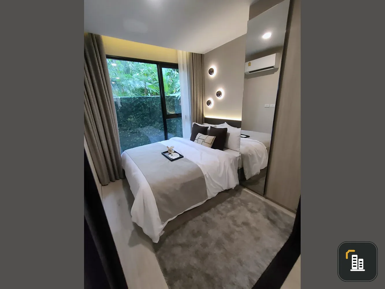 Selling down payment THE ORIGIN Sukhumvit 105, 3rd floor, pool view, good location, worth living, book now, don't miss out.