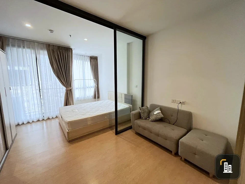 Condo for rent, Maru Lat Phrao 15, separate rooms, perfectly divided into zones. Hurry and reserve now, don't wait.