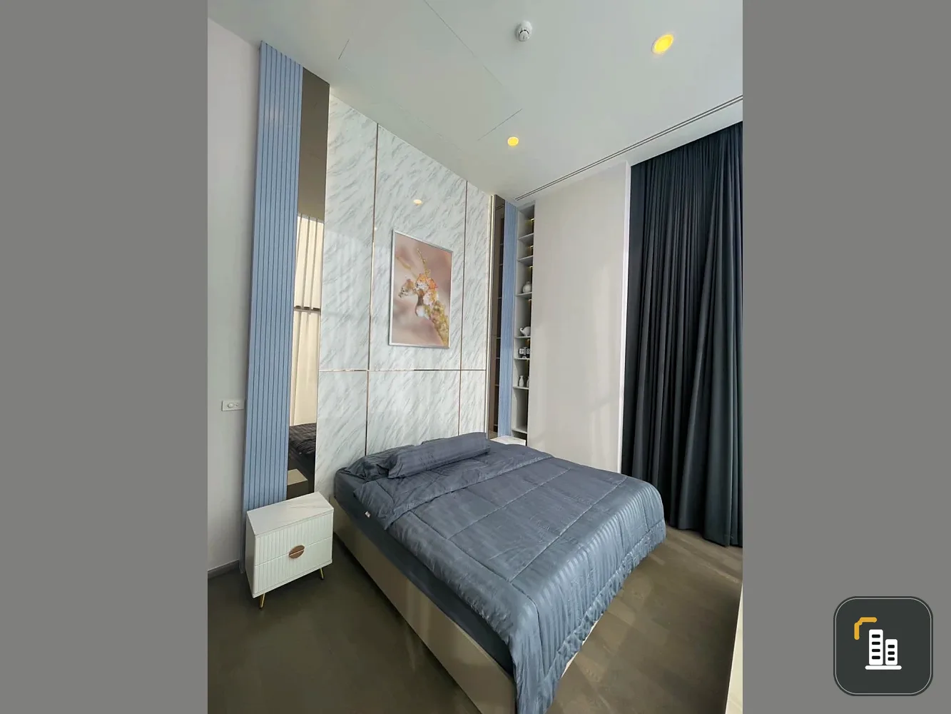 Condo for rent, Park Origin Ratchathewi, high floor, corner room, high ceiling, comfortable and relaxing, don't miss it.