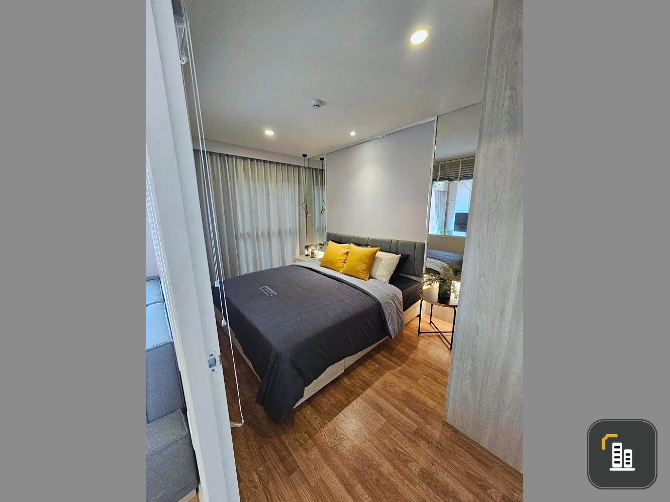 For rent!! Lumpini Ville Condo Sukhumvit 101/1-Punnawithi 7th floor, Building A, fully furnished, hurry up and book now!!