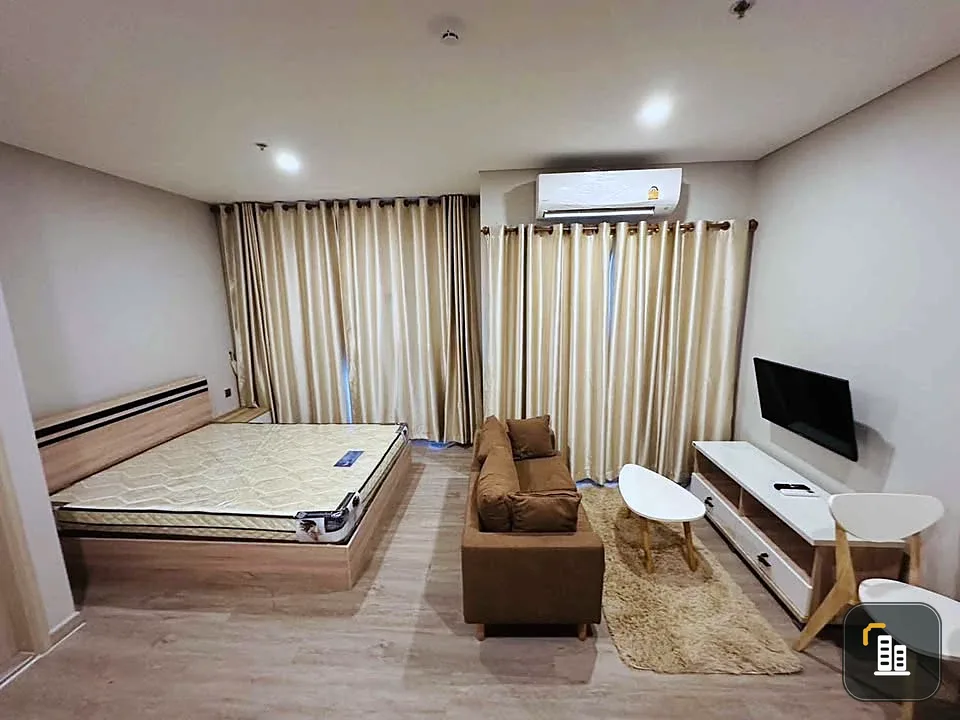 For rent: Lumpini Park Phahon 32, 17th floor, beautiful room in a minimalist style, beautiful city view, fully decorated with functions, must arrange.