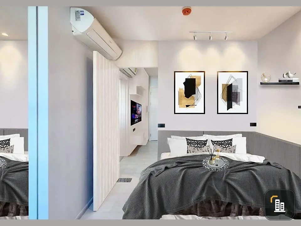 For sale: Aspire Ladprao 113, 8th floor, size 28.72 sq m., fully furnished, ready to move in.