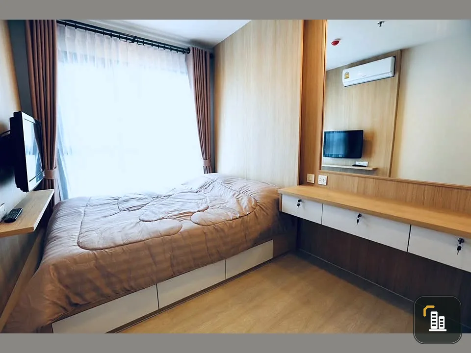 For rent: Life Sukhumvit 48, 17th floor, Building S, very beautiful view, fully decorated, excellent built-in furniture, move in now.