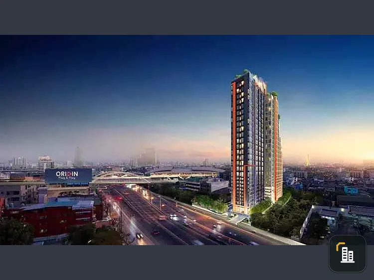 Down payment sale Origin Plug and Play Sirindhorn Station, location 10, 8th floor, size 25.5 sq m., excellent room plan, hurry and reserve before you
