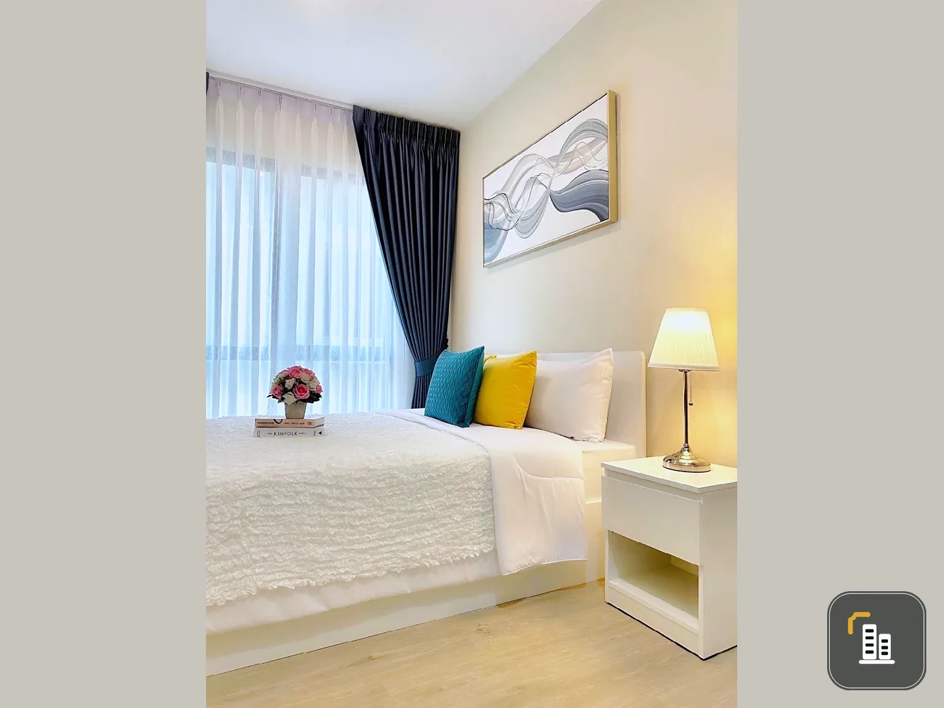 For rent!! Condo The Sky Sukhumvit, 3rd floor, Building E, beautiful room, fully furnished, ready to move in, hurry up and book now!!