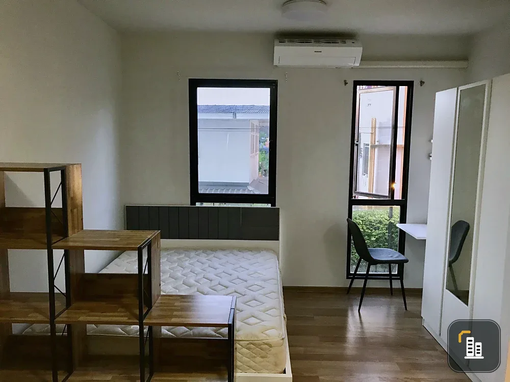 For sale, for rent!! Condo Unio Sukhumvit 72, 2nd floor, Building D, Phase 1, beautiful room, fully furnished, good price, ready to move in, book now!