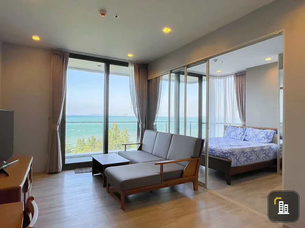 For rent: Baan Plai Had, 5th floor, beautiful sea view, near Wong Amat Beach and Sanctuary of Truth, don't miss it.