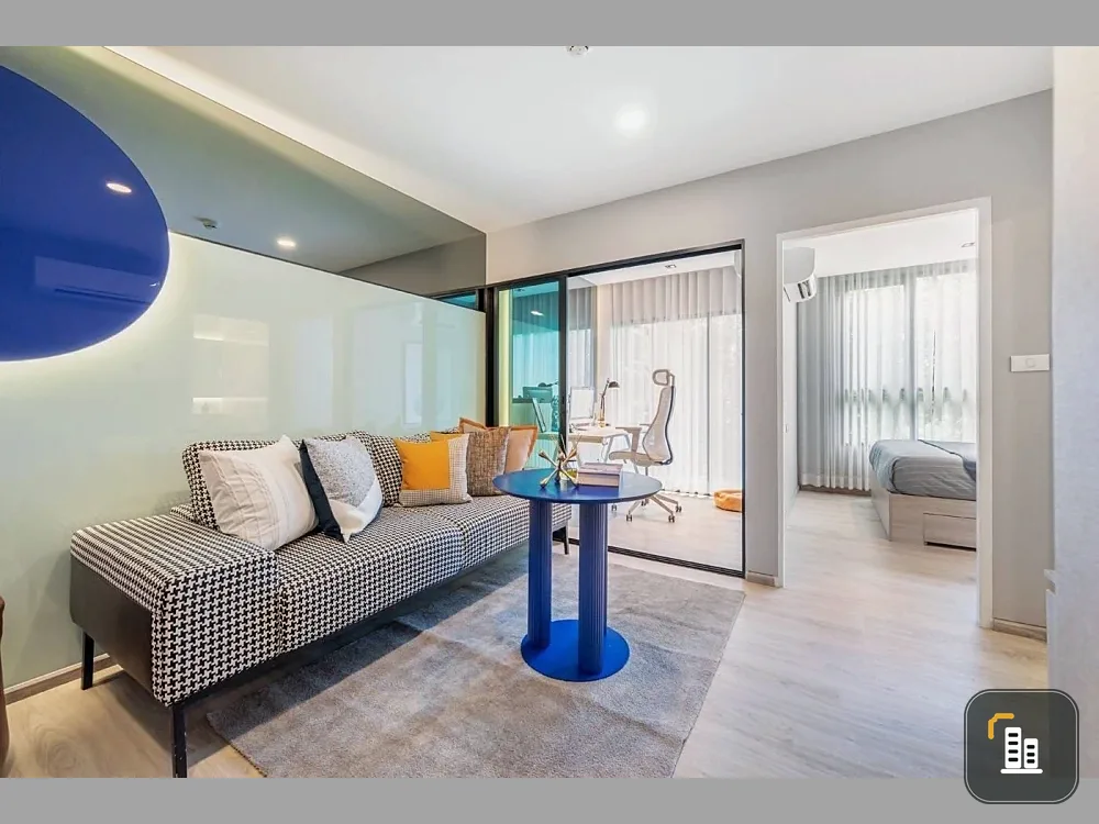 Selling down payment for The Origin Phahol 57, 7th floor, corner room, good project, interested in owning, hurry and reserve now.