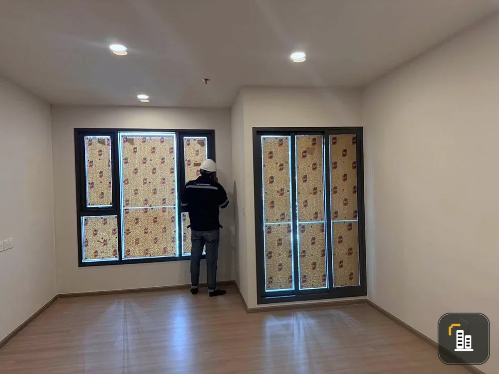 Selling down payment Aspire Sukhumvit - Rama 4, 16th floor, corner room, kitchen attached to balcony, good location, reserve now!