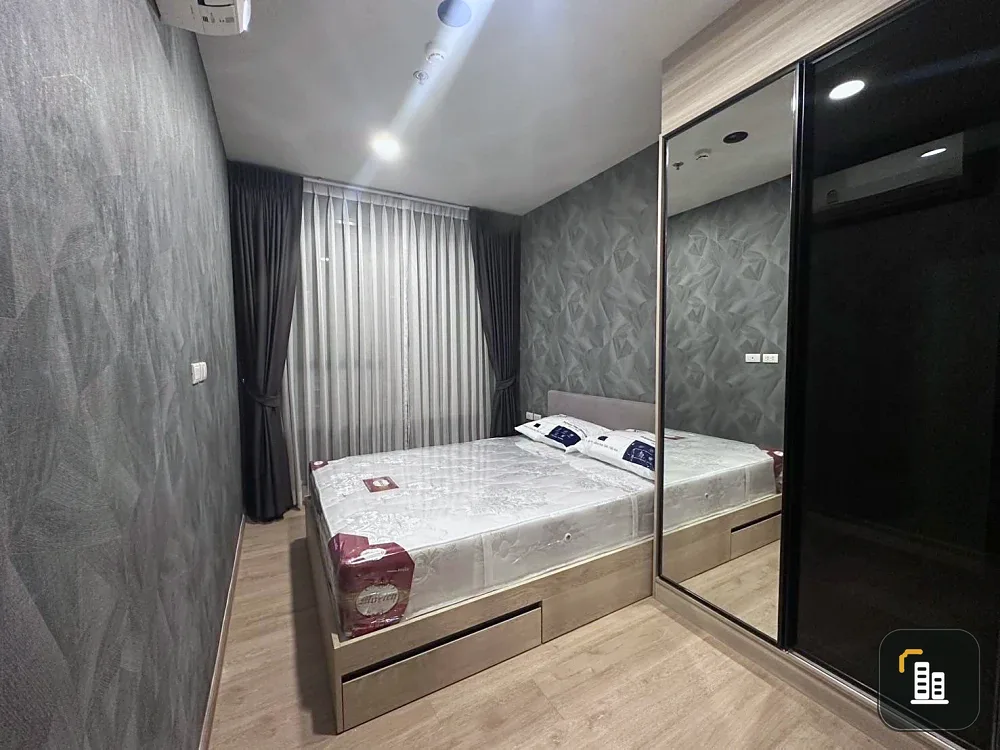 For rent: Chivathai Kaset Nawamin, decorated with beautiful wallpaper, stylish, complete with electrical appliances, move in now, don't hesitate.