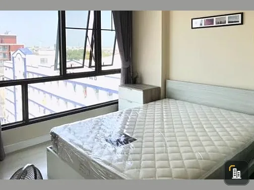 For sale: The Cube Nawamin-Ram Intra, balcony outside the building, good view, no buildings blocking, very beautiful condition, fully furnished, ready