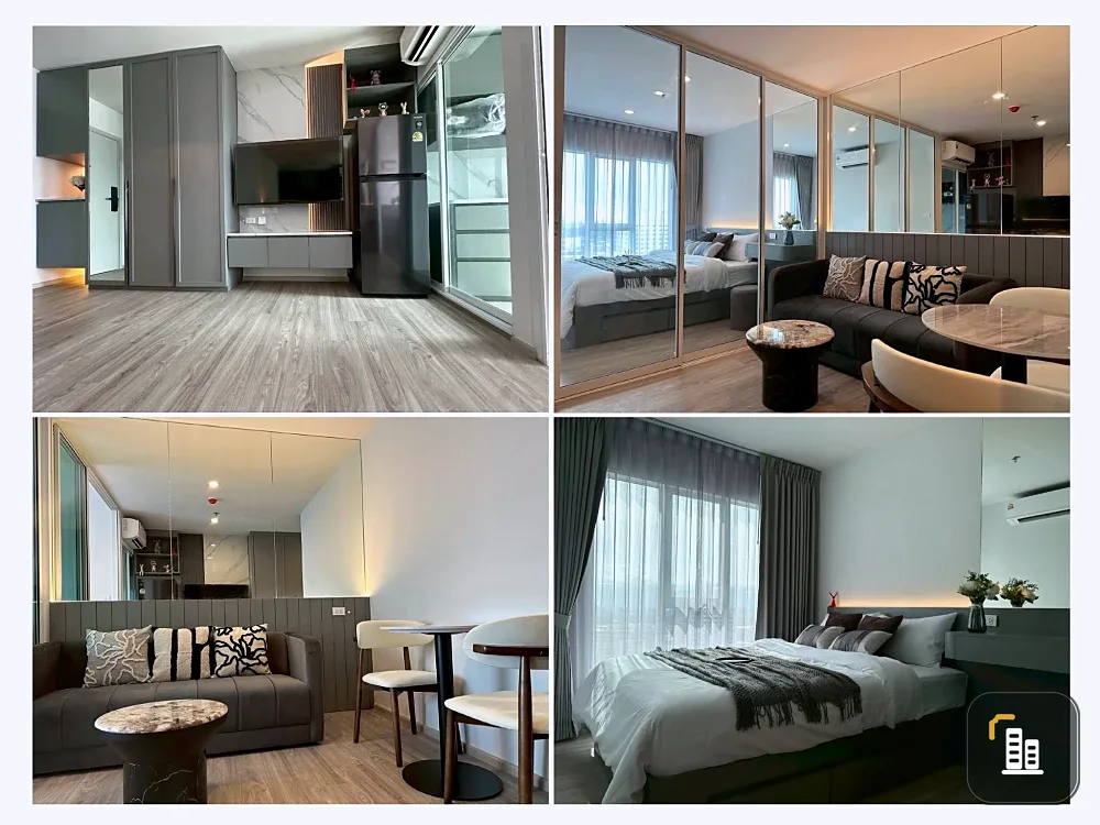 Condo for sale, Regent Home Bangna, Building A, 26th floor, high floor, open view, not blocked, Chao Phraya River curve view, buy now
