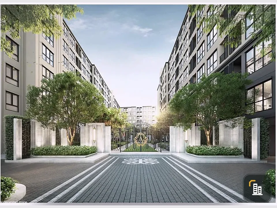 Selling down payment Atmoz Palacio Lat Phrao-Wang Hin, 2nd floor, convenient to go up and down, easy to travel, safe, suitable for all ages, must rese