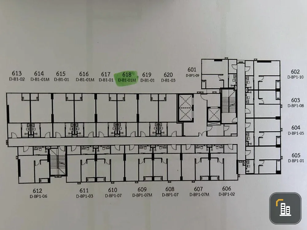 Selling down payment SO Origin Siriraj, Duplex room, 6th floor, good project, worth living, book now, don't miss out.