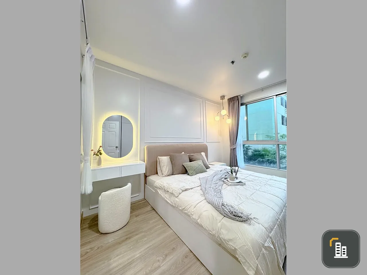 For sale: Life at BTS Tha Phra, very large room, beautifully decorated, fully furnished, don't miss it.