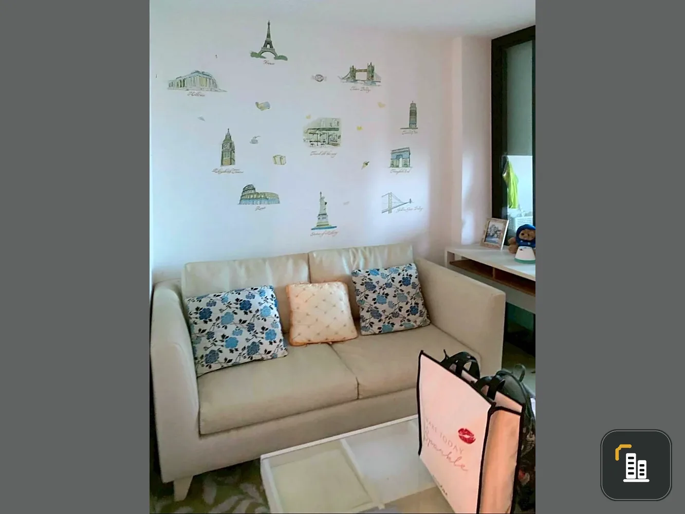 For sale, for rent B Republic Sukhumvit 101/1, 5th floor, pool and garden view, fully furnished room, nice to live in, reserve now!