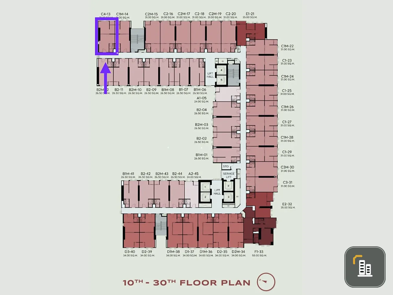 Selling down payment Aspire Sukhumvit - Rama 4, 16th floor, corner room, good location, interested, hurry and reserve now, don't miss out.