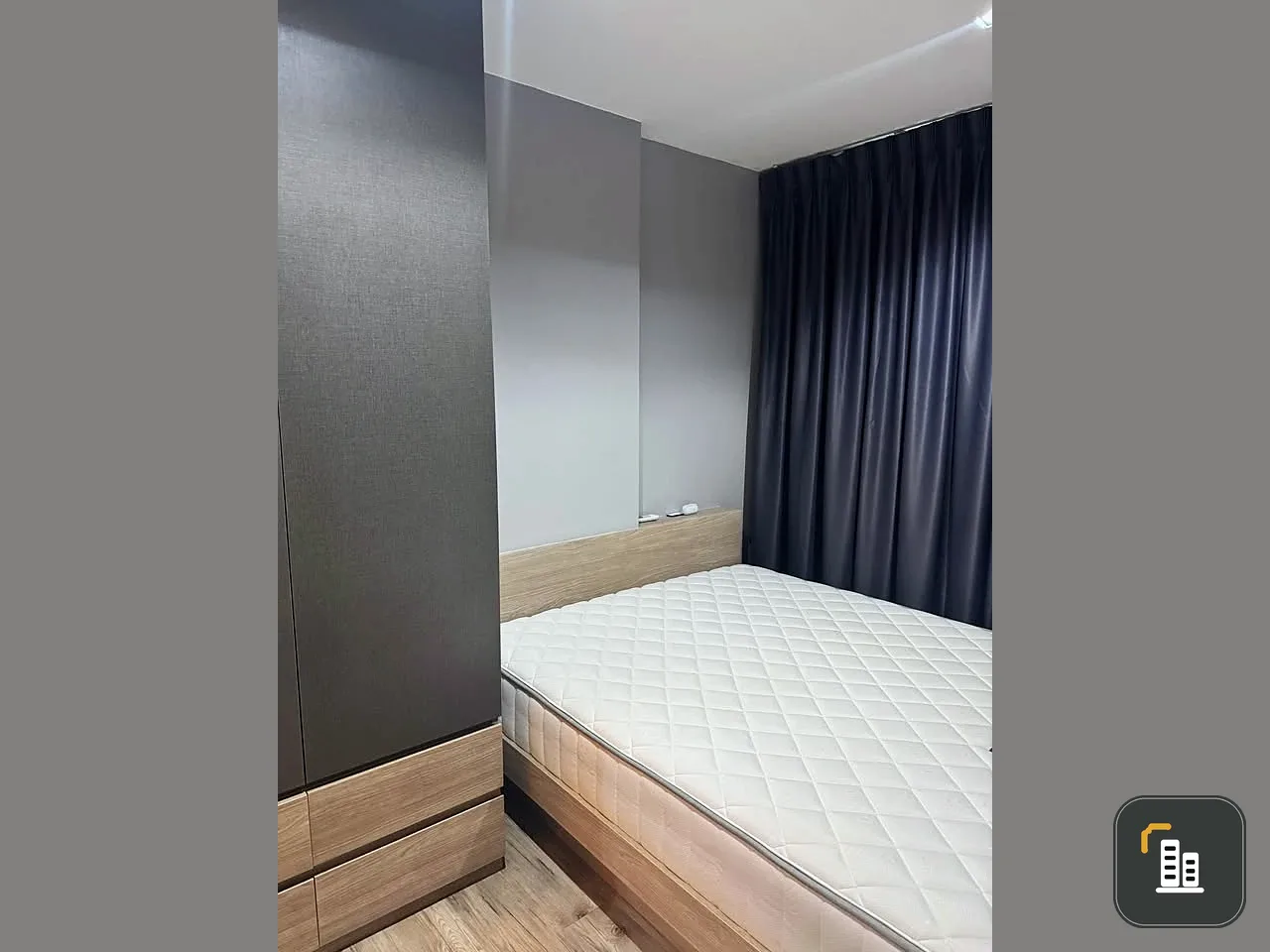 For sale: Aspen Condo Lasalle, grey room, fully furnished and equipped with electrical appliances. Reservation required.