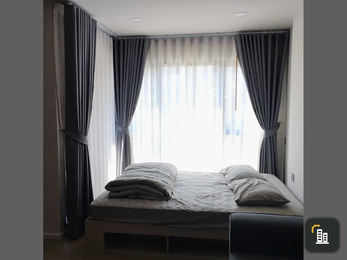 Condo for rent Atmoz flow minburi, nice room, furniture, built-in wardrobe, sliding door, hurry and reserve before you miss out.