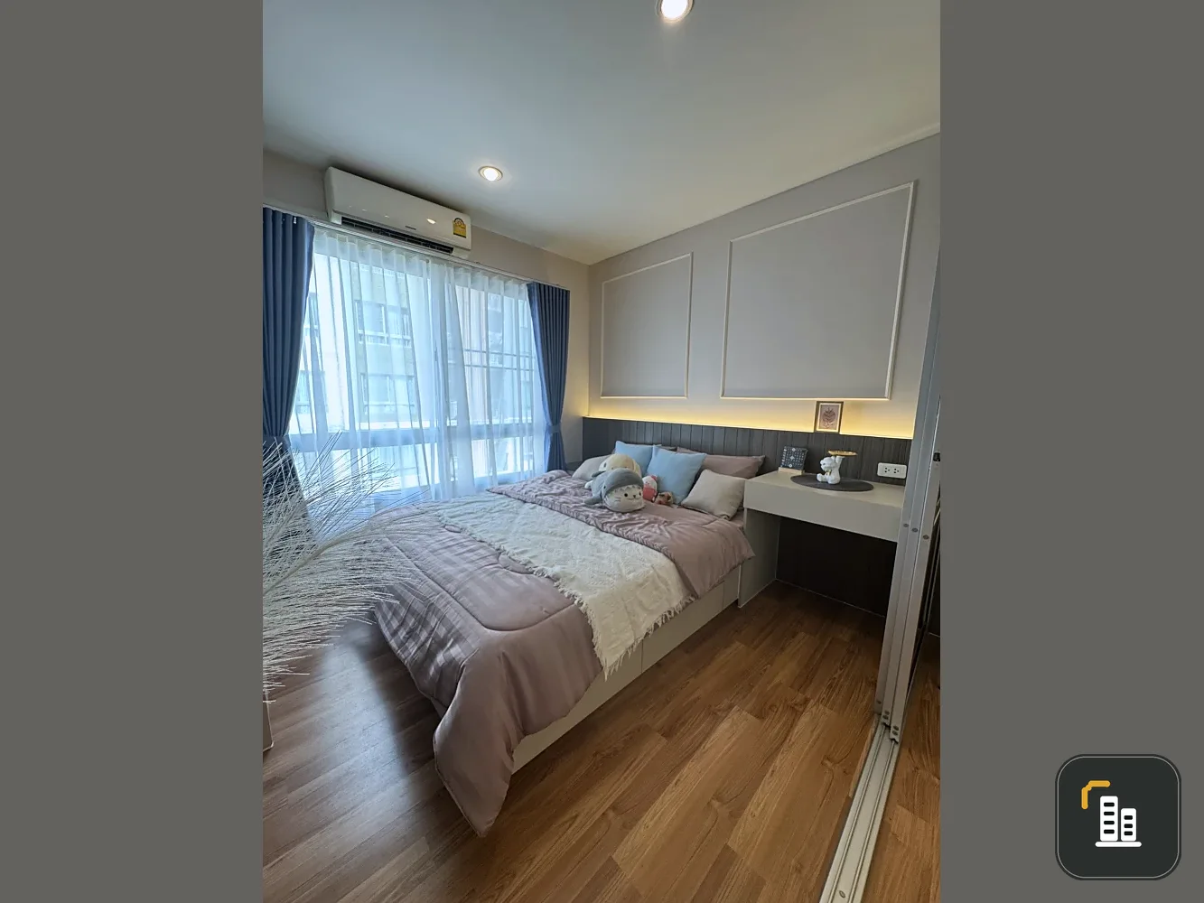 Urgent sale!! V Condo Lat Krabang, 3rd floor, Building B1, nice room, good price, ready to move in, don't miss it!!