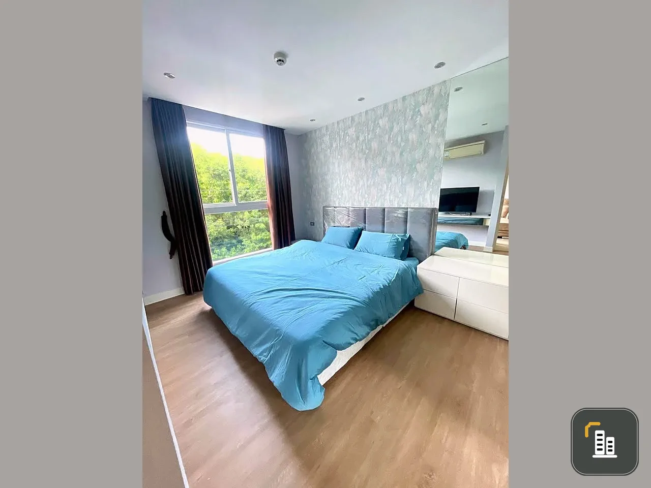 For rent Grand Caribbean Resort Pattaya (South Pattaya) Condo with water park, very large room, garden view, good atmosphere, must book now.