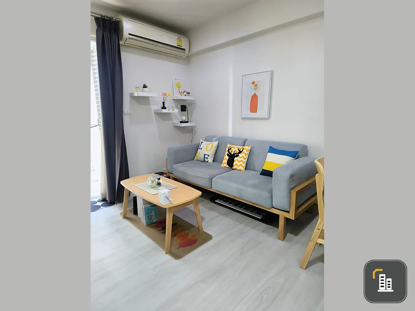 For sale: My Resort Bangkok, cool breeze, comfortable living, high floor room, Building B, open view, good air, you can't miss booking.