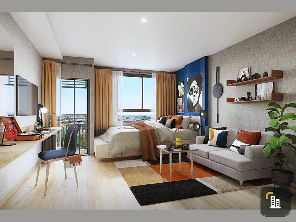 Sell down payment!! The Move Sukhumvit 107, brand new condo, great location, very convenient to travel, good price, hurry up and book now!!