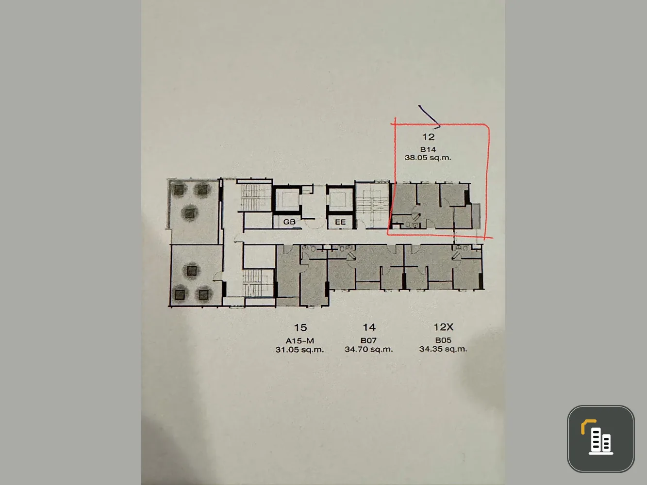 Selling down payment NUE RIVEREST Ratburana, good condo, river view, complete common area, book now, don't wait.