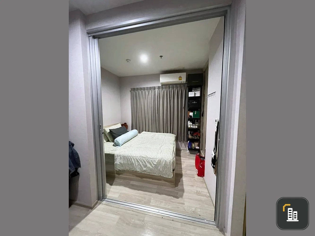 For sale: Plum Condo Ramkhamhaeng, separate rooms, perfectly divided into zones, complete here, buy now!