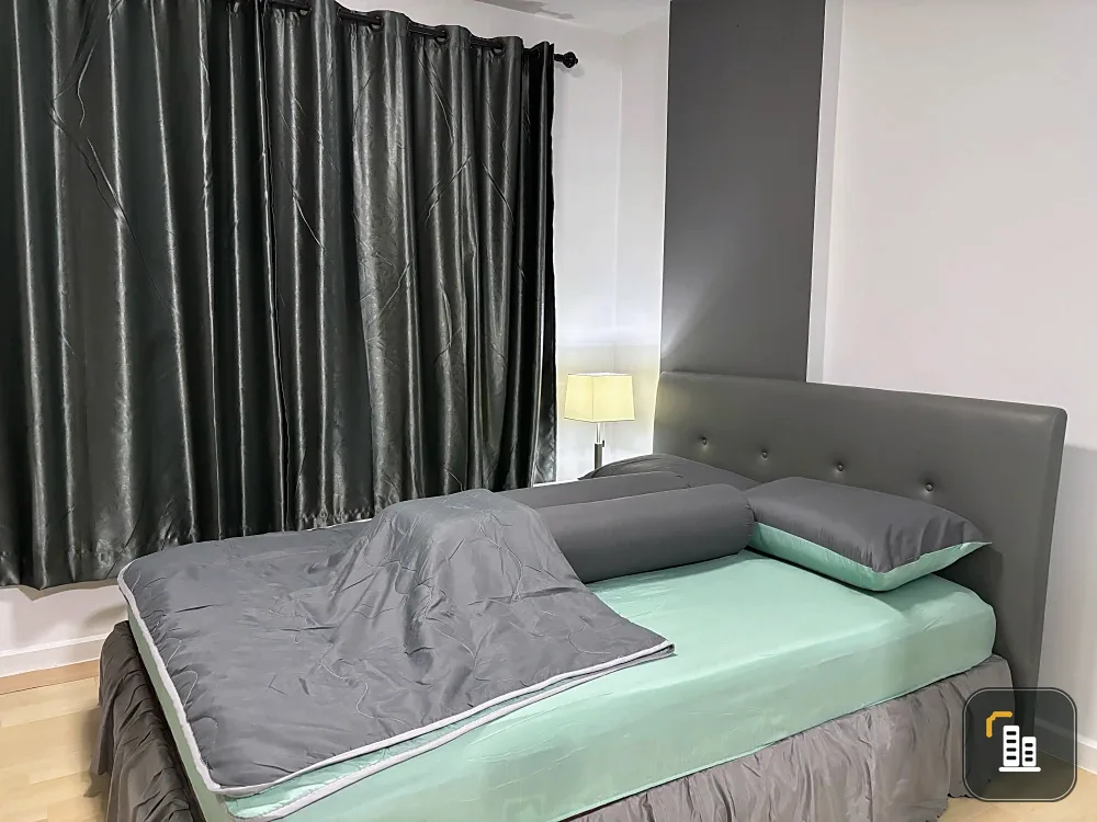 For sale or rent: D condo Ramkhamhaeng 64, 6th floor, fully furnished room, ready to move in. Interested in owning one? Hurry and reserve now.