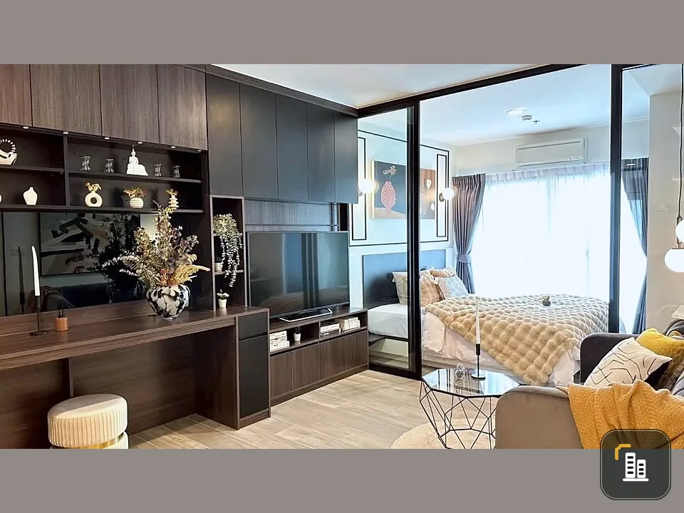 For sale: Fuse Miti Ratchada-Sutthisan, comfortable room, not cramped, room size 34.6 sq m., 8th floor, hurry and reserve before it's gone.
