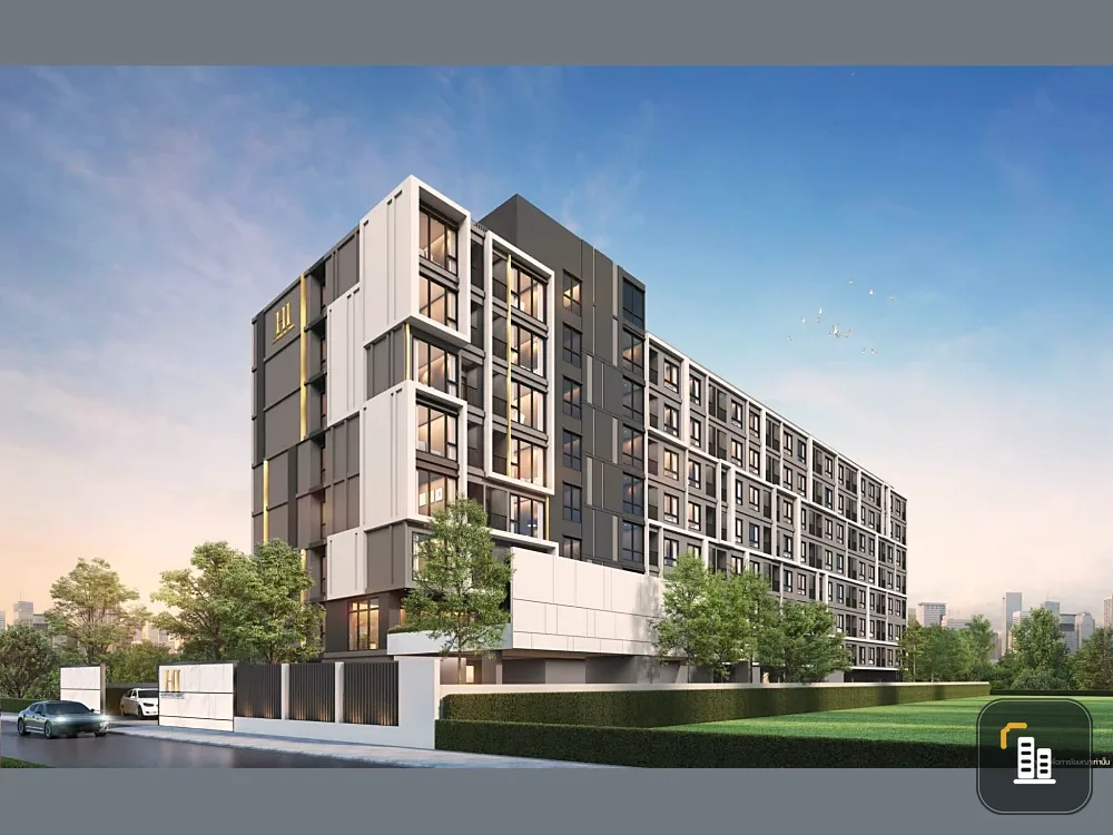 Selling down payment HI 48 Sutthisan 1 bedroom, 1 bathroom, 28 sq m., 6th floor, glass bedroom partition, built-in kitchen counter, hurry and reserve